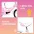 Cadru rezistent din otel si scaun ergonomic confortabil pentru bicicleta roz de 12 inch