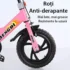 Roti anti-derapante mai late si groase cu aderenta ridicata si rezistenta la uzura pentru bicicleta roz